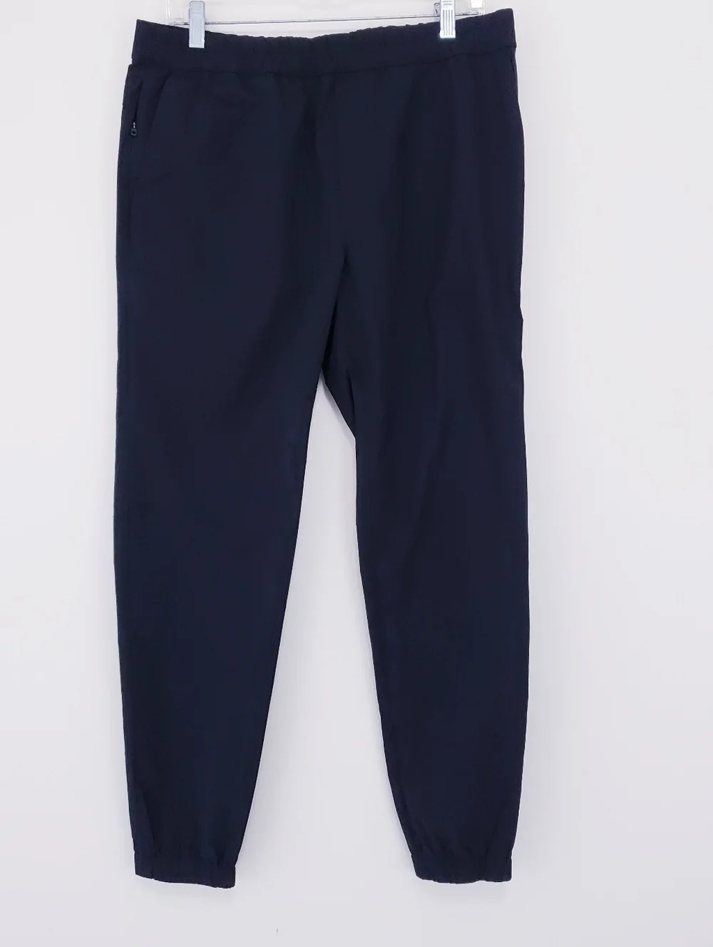 Banana Republic Mens Stretch Tech Jogger Slim Fit Black Size Medium